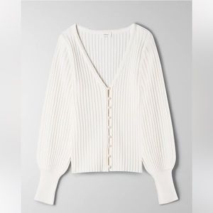 Wilfred pearl cardigan white xs
